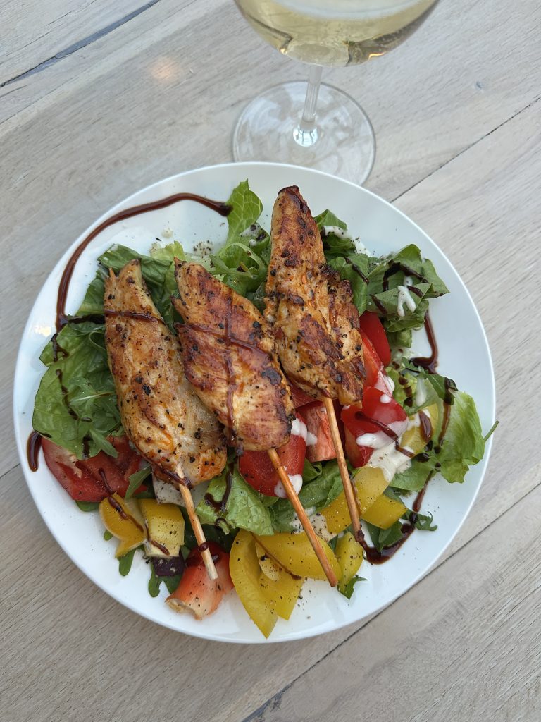 hühnchenspieß alabama für den grill in münchen